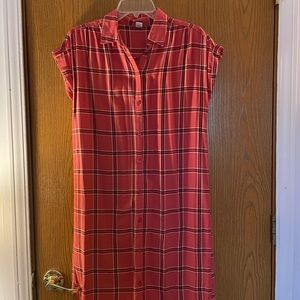 Old Navy Small Pink Plaid Dress